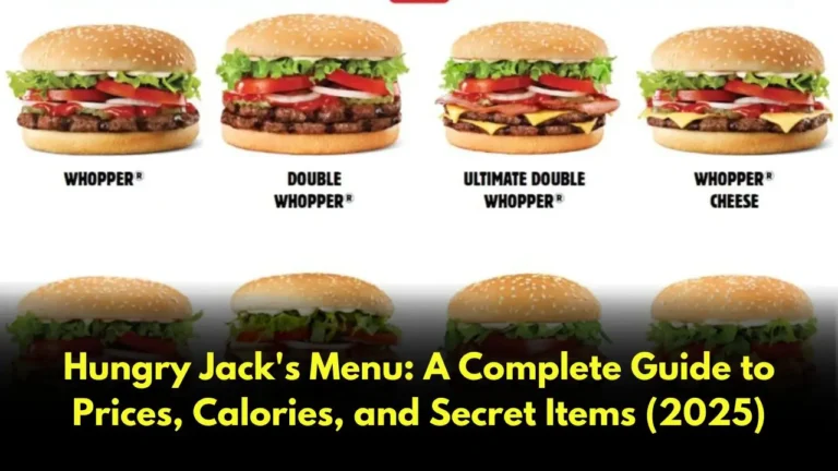 Hungry Jack's Menu