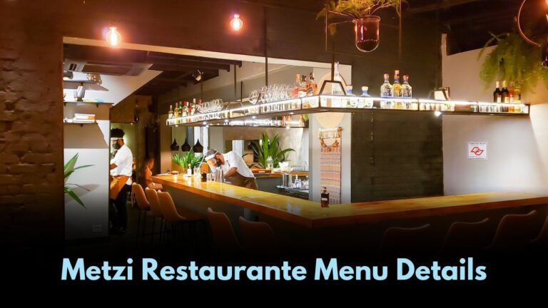 Metzi Restaurante Menu Details